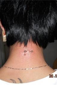 Ziedu džinsa tetovējums puse tetovējuma tetovējums tetovējums