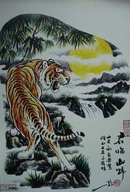 Veteran tattoo for everyone a half-tiger tiger tattoo pattern