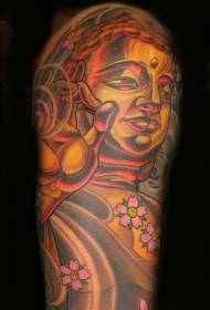Big arm Maitreya tattoo pattern
