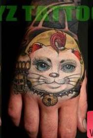Ručné lákať tetovanie mačiek