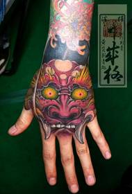 Tato Jepang karya Huang Yan penghargaan: gambar tato tangan prajna (tato)