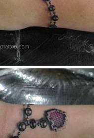 Piękny wzór bransoletki na tatuaż