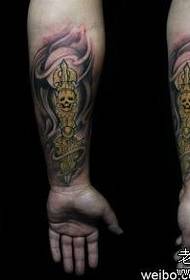 Donkey Kong tattoo patroon: arm diamant 杵 tattoo patroon tattoo picture
