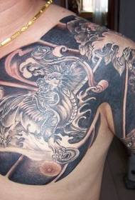 Cool halle Rüstung Tattoo