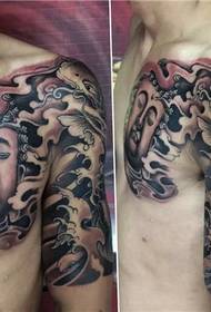 Pola oklopa tetovaža totem tetovaža ljepota tetovaža