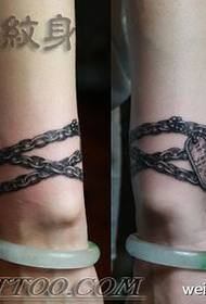 Pige som arm armbånd armbånd tatoveringsmønster