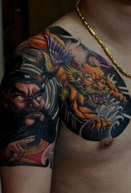 Tattoo dominateur de demi-armure de Zhong Rong