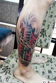 Fajny ubiór Chao dominujący tatuaż mechaniczny