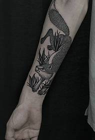 Mode klassieke bloem arm tattoo tattoo