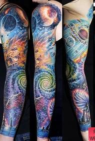 tattoo figure recommend a starry flower arm tattoo work