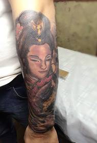 Цвјетна рука, традиционални цвјетни узорак тетоважа
