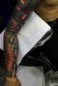 Prajna tattoo with squid