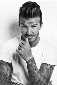 Tatuatge de Beckham de futbol
