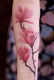 Flower arm flower tattoo pattern fashion beautiful