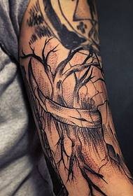 Персоналізовані квітка рука тотем татуювання візерунок молодий