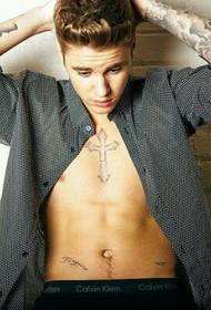 Tatuaje de moda de Justin Bieber