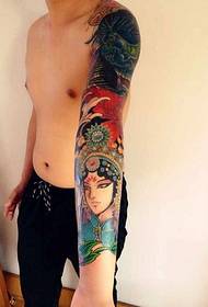 ပေကျင်းအော်ပရာဇာတ်ကောင် Hua Danhua Arm Tattoo