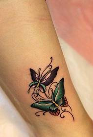 ankle butterfly Tattoo picture