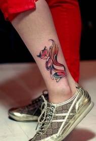 sexy nga nindot nga ankle fox tattoo