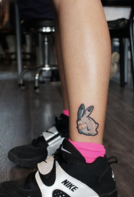 perna cartoon cor coelho tatuagem padrão