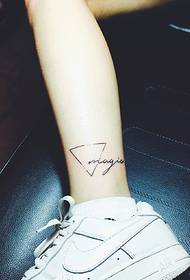 Ijometry engenanto ye tattoo ene tattoo yesiNgesi