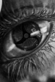 černé šedé oko tetování mnoho světlých a zbožných vzorů tetování očí 90587- Oční tetování vzor 10 záhadných a realistických vzorů očních tetování
