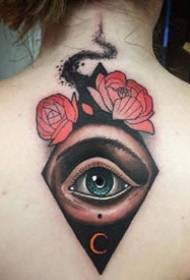 grupo persoal de tatuaxes de ollos funciona imaxes
