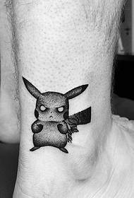 Knöchel Pikachu Tattoo Muster