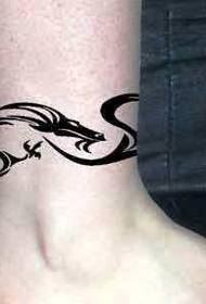 ankle-looking fashion totem tattoo