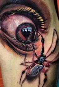 дивовижний супер реалістичний візерунок татуювання очей