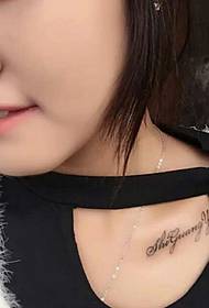 beauty clavicle letra eder tatuaje eredua