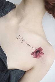 lányok a csuklón friss angol szavakkal és virágokkal tetoválás képek
