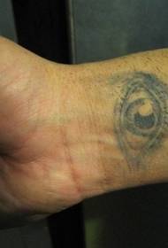 зап'ясті реалістичні очей татуювання візерунок
