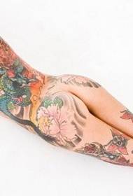 tatuagem de corpo inteiro de beleza