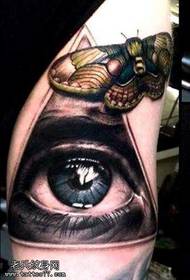 Exquisite God Eye Tattoo Pattern