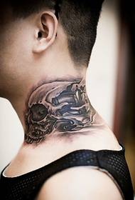 men's neck with horrible tattoo tattoo tattoo