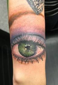 ruční make-up oko tetování design