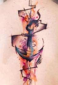 fascinating back 4 water color tattoo designs
