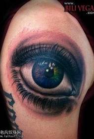 Beautiful Eye Tattoo Pattern