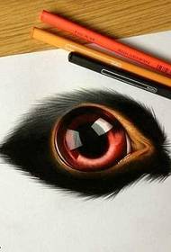 Прирачник за тетоважа со очи на ракопис 91055 - Рака реална шема на тетоважа на очите