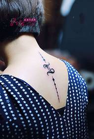 exotic constellation back shoulder tattoo picture