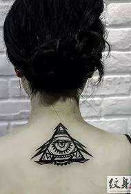 black and white God's eye Tattoo