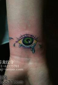 ranne muoti vaihtoehtoinen silmä tatuointi malli