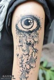 arm eye tattoo pattern