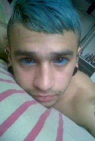 blå øje tatovering