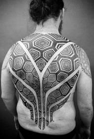 leđna tetovaža muški dizajn s potpunim uzorkom tetovaže leđa