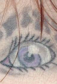 scared eye tattoo pattern