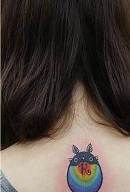 ke kiʻi wahine ʻulaʻula chinchillas tattoo pattern picture