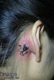 Ear Devil Totem Tattoo pattern