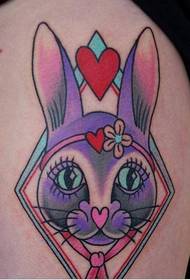картина картины татуировки кролика шеи